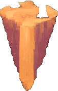Entorno B del Oasis del Desierto — sprite pixel art 114×179