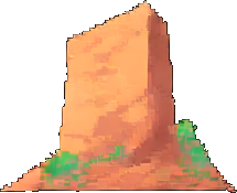 Desert Oasis Tile B - 256x384 pixel art sprite