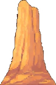 Desert Oasis Tile C - 256x384 pixel art sprite