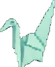 Origami Wald Effekt B — 111×134 Pixel-Art-Sprite