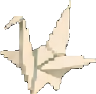 Origami Wald Effekt C — 139×135 Pixel-Art-Sprite