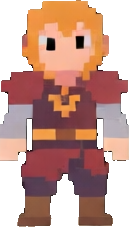 Paper Cutout Character A - 129x228 pixel art sprite