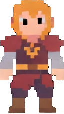 Personnage de Papier A — sprite pixel art 129×228