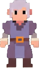 Paper Cutout Character B - 130x223 pixel art sprite