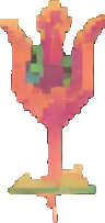 Papierausschnitt Requisit B — 96×203 Pixel-Art-Sprite