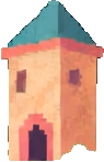 Paper Cutout Structure C - 95x147 pixel art sprite