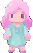 Pastel Dreamland Character B - 116x183 pixel art sprite
