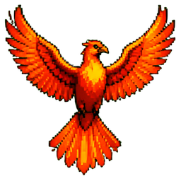Phoenix (Cinematic) - 256x256 pixel art sprite