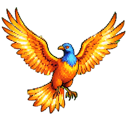 Phoenix (VFX) - 256x256 pixel art sprite