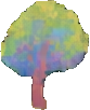 Pixel Impressionist Environment A - 83x102 pixel art sprite