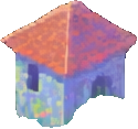 Pixel Impressionist Building B - 125x117 pixel art sprite