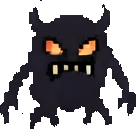 Pixel Noir Enemy B - 136x140 pixel art sprite