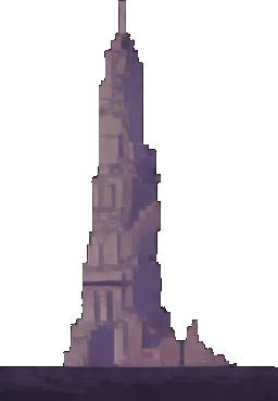 Prehistoric Structure C - 256x384 pixel art sprite