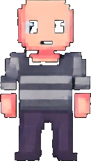 Gefängnisobjekt A — 256×384 Pixel-Art-Sprite
