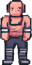 刑務所小道具 B — 256×384 ピクセルアートスプライト