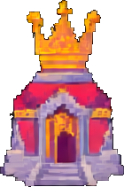 王宮の小道具D — 256×384 ピクセルアートスプライト