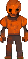 Personaje de la Apocalipsis del Óxido C — sprite pixel art 112×234