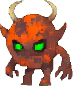 Enemigo de la Apocalipsis del Óxido A — sprite pixel art 145×171