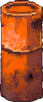 Rust Apocalypse Environment A — 85×200 pixel art sprite
