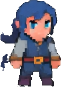 Personaje del Alcantarillado B — sprite pixel art 121×170