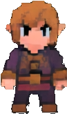 Personaje del Alcantarillado C — sprite pixel art 97×164