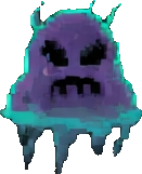 Enemigo de alcantarilla B — sprite pixel art 131×161