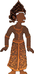 Shadow Puppet Character B - 132x280 pixel art sprite