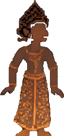 Personnage Marionnette de l'Ombre B — sprite pixel art 132×280