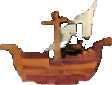 Personaje del naufragio A — sprite pixel art 112×85