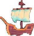Effet du naufrage A — sprite pixel art 113×119