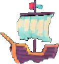 Shipwreck Effect C - 117x128 pixel art sprite