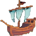 Shipwreck Environment B - 116x118 pixel art sprite