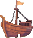 Shipwreck Building B - 108x123 pixel art sprite