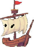 Shipwreck Structure C - 110x151 pixel art sprite