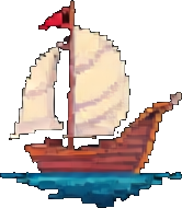 Shipwreck Tile B - 256x384 pixel art sprite