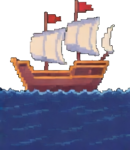 Shipwreck Tile D - 256x384 pixel art sprite