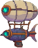 Airship Enemy A - 128x159 pixel art sprite