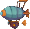 Airship Prop A - 103x102 pixel art sprite