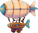 Airship Prop B - 130x113 pixel art sprite