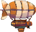 Airship Prop C - 115x104 pixel art sprite