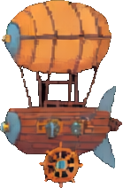 Airship Structure C - 139x212 pixel art sprite
