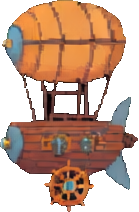 Estructura de nave C — sprite pixel art 139×212