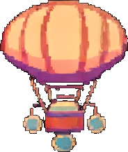 Airship Tile A - 256x384 pixel art sprite