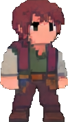 Slum District Character B - 99x178 pixel art sprite