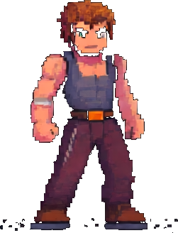 Slum District Enemy C - 256x384 pixel art sprite