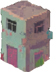 Slum District Environment B - 111x147 pixel art sprite