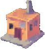 Slum District Prop A - 91x100 pixel art sprite