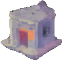 Objeto do distrito de favelas B — sprite pixel art 91×88