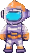 Space Station Character A - 102x181 pixel art sprite
