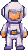 Space Station Character B — 97×172 pixel art sprite